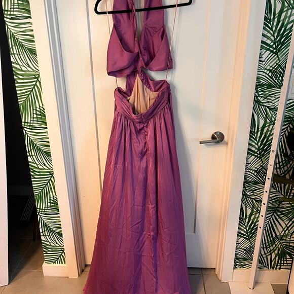 NWT PatBO Orchid Sleeveless Cut Out Maxi Dress Size 8 - Picture 4 of 11